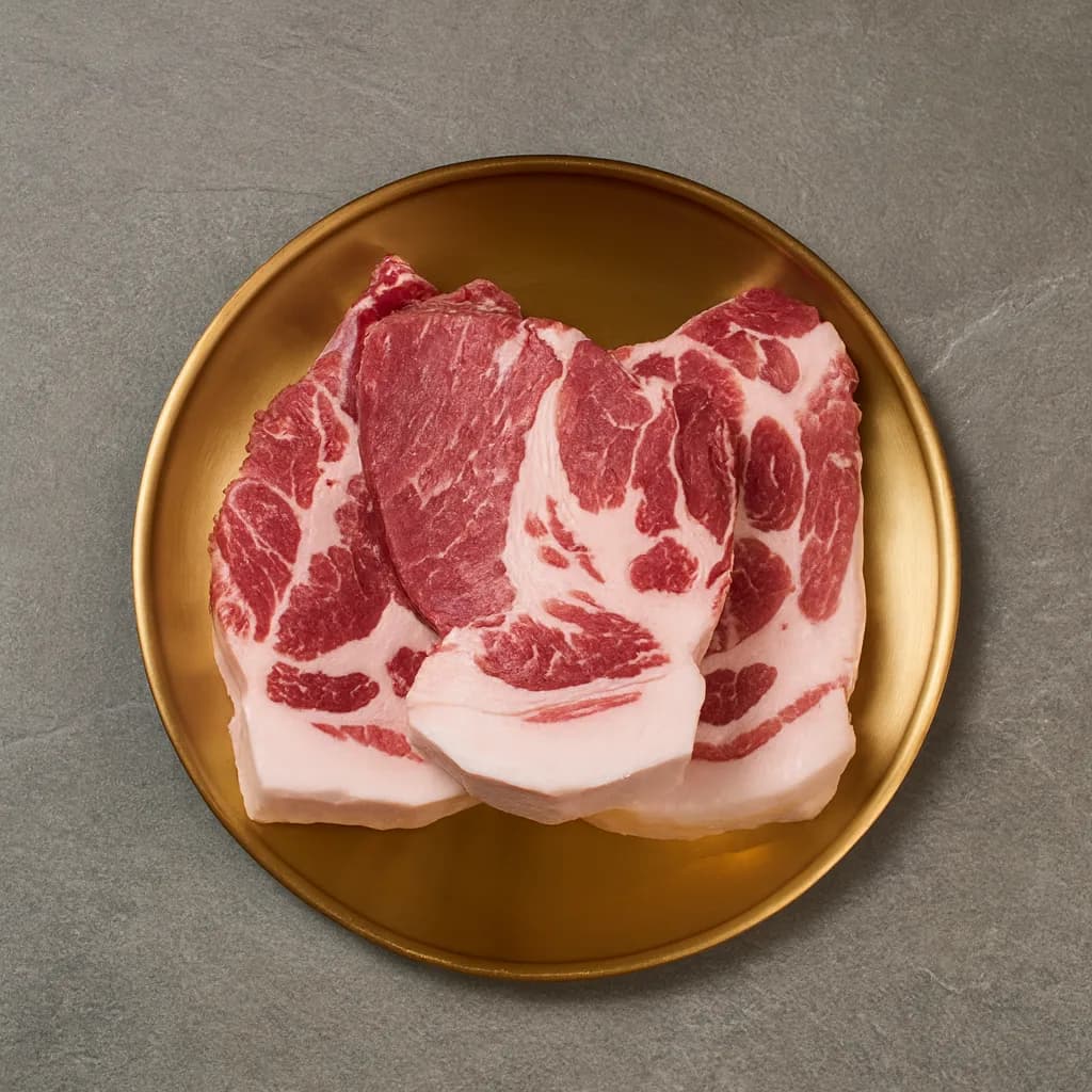 지리산 산청 흑돼지 목살 (160g)